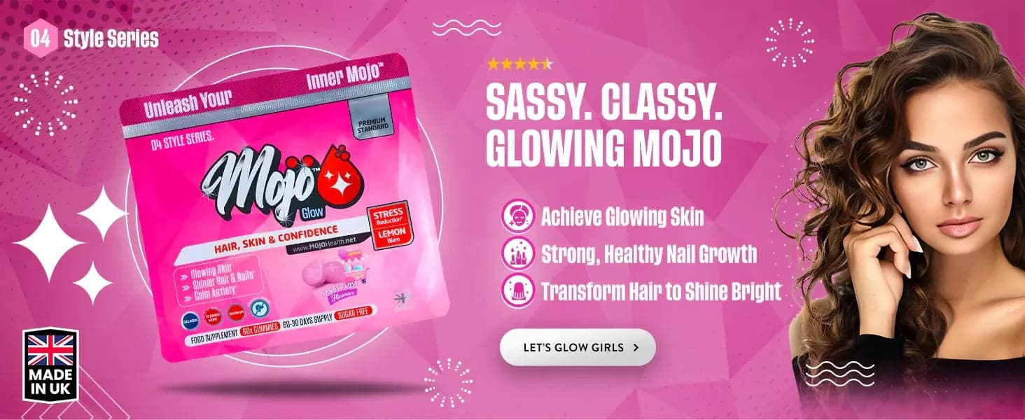 Mojo Glow â glansande hĂ„r, hud och sjĂ€lförtroende: freck, elegant och glansande Mojo: uppnĂ„ lysande hud, starkt och friskt nageltillvĂ€xt, förvandla hĂ„ret sĂ„ det skiner. LĂ„t oss glansa tjejer.